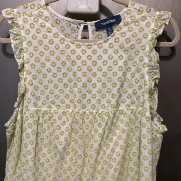 Retro Day Tripping in Eyelet Flower Fields Trapeze Dress - Picture 9 of 13